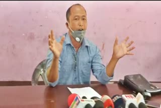 Pressmeet of PJAKBM at kokrajhar assam etv bharat news