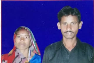 laborer couple coming from Lucknow to a bicycle died in a road accident