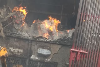 Fire breaks out in cardboard factory in outer Delhi's Bawana