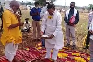 warehouse being built for farmers in Singrauli