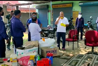 Food served to people