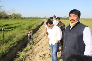 assam govt digging canals