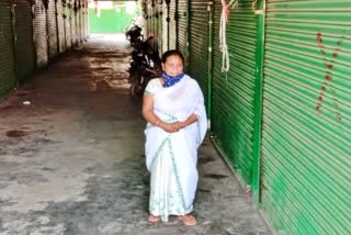 woman claim her self as corona victim Diphu assam etv bharat news