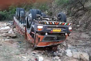 lorry accident at chandragiri