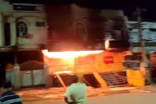 fire accident with short surcute in nalgonda