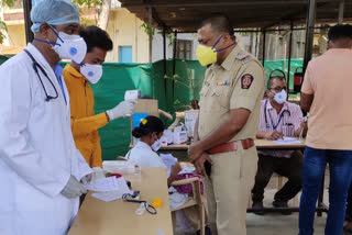 medical check up parbhani  police medical check up parbhani  पोलीस वैद्यकीय तपासणी परभणी  परभणी कोरोना अपडेट  parbhani corona update  police hospital for corona  पोलीस कोरोना रुग्णालय