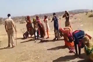 Women, including senior citizens, made to do sit-ups by police in Rajasthan