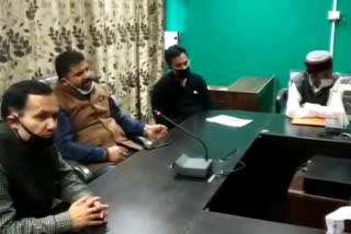 hansraj meeting with churah  administration