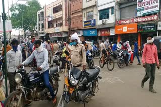 police strict action against bike riders