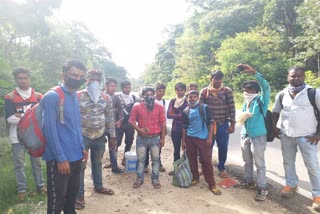 workers-who-set-out-on-foot-from-kodagu