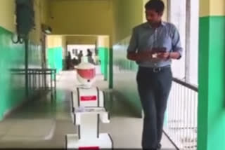 robo for corona patients in chittoor