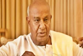 condolence of Deve Gowda for death of former MP Rajappa