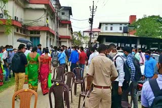 overcrowded situation in golaghat during lockdown