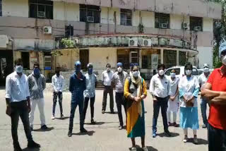 कोटा की खबर, nurses protest