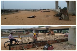 barapula flyover construction started after construction permit