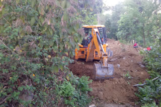 Road reached in Karola village