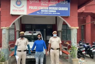 mohan garden police arrested a burglar during lockdown one absconded