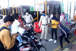 Police  checking campaign in the boundaries of the district