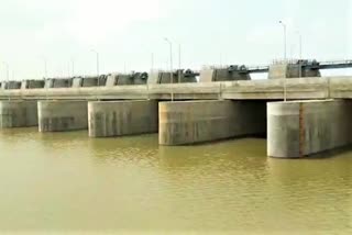 water released from medigedda barrage