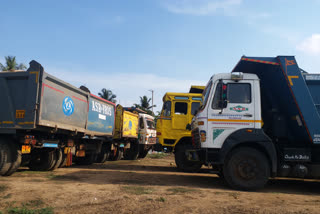 illegal sand transport in east godavari district