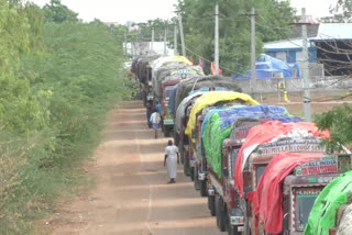 Jowar Unloading Problem at guntur district