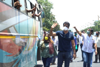 Sonu Sood arranges bus transport for migrant workers, Farah lauds actor