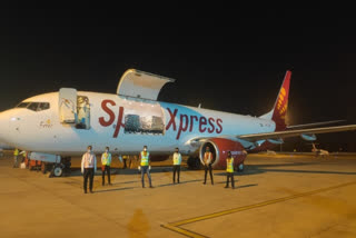 SpiceJet operates maiden freighter flight carrying medical supplies to Philippines