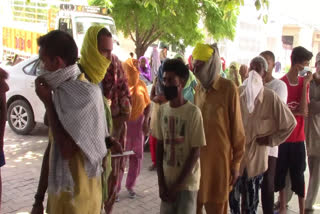 Ration and money distribution For needy people in hoshiarpur