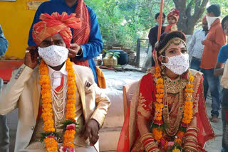 a wedding ceremony took place during lock down in panna in the presence of 10 people