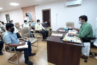 jayashankar bhupalpally district collector meeting officers