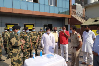 Ranjit opens his shyama banquet hall for BSF jawans to stay in tughlakabad extension