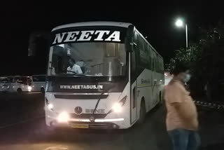 A BUS WITH CANCER PATIENT COME FROM MUMBAI TO ASSAM