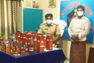 man Arrested in Alcohol illeagal transport