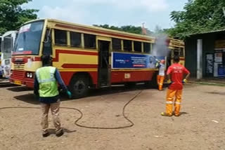 Fire Force  Malappuram  Disinfection  ഫയർ ഫോഴിൻ്റെ നേതൃത്വത്തിൽ  അണുനശീകരണം  മലപ്പുറം