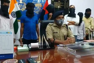 Darbhanga: Six criminals arrested with weapons