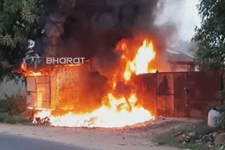 Fire broke out Coimbatore Iron shop