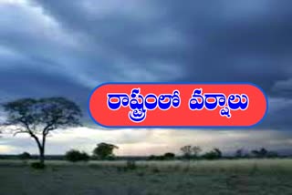 rainfall happens in telangana declared by weather department