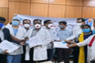 Distribution of PPE kits to Gandhi doctors