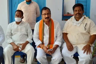 bhadradri kothagudem bjp president spoke on government