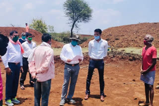 Collector inspected the works of MNREGA and PM housing in Annupur