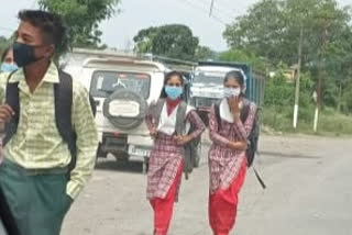 students reached at school