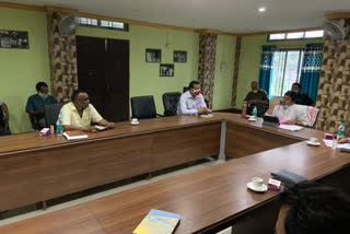 MP Pallab Lochan Meeting with various dept. officers at Tezpur