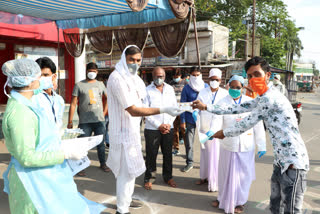 Narsinghpur MLA distributes decoction made from medicines