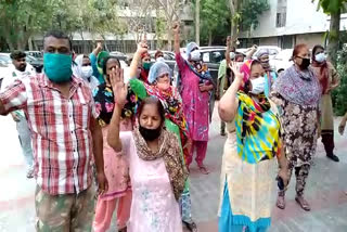 sanitation workers protest against Punjab government in amritsar