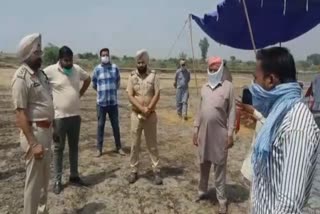 Tarn Taran: Rural workers protest against Punjab government for panchayat land