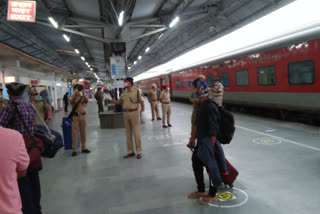 MARIANI RAJDHANI EXPRESS AT MORIYANI STATION