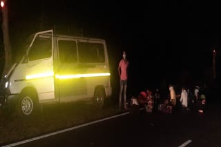 a mini bus accident in angul district