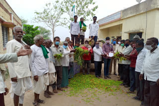 Protests by farmers in Savadatti