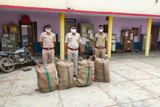 कामां भरतपुर न्यूज़, Police seized bidi