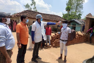 RRT team inspected the village